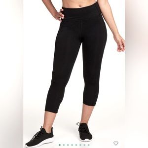 Black woolx McKenna crop leggings